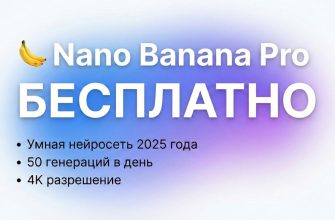 Nano Banana Pro - бесплатно